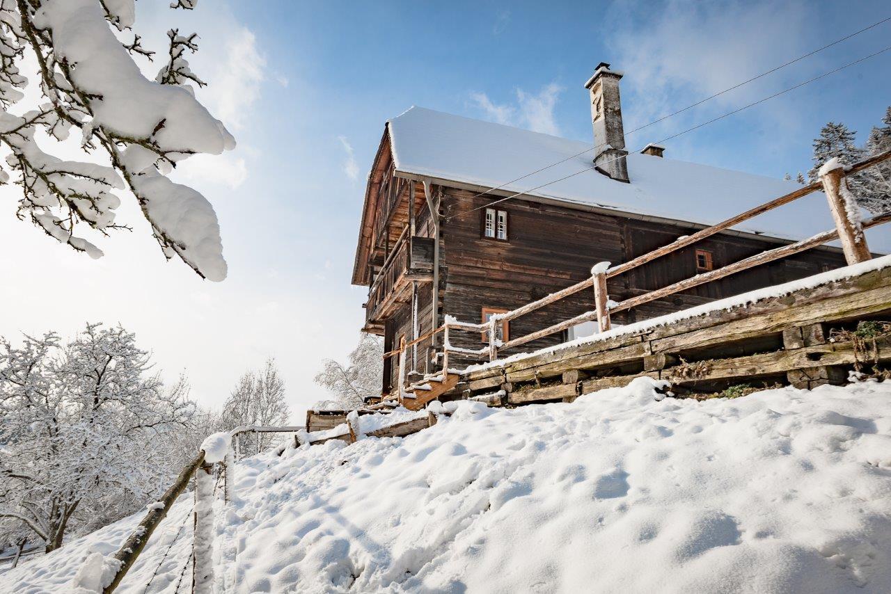 فيلا Urlaub Auf Der Alm "Deluxe" Preggraben المظهر الخارجي الصورة